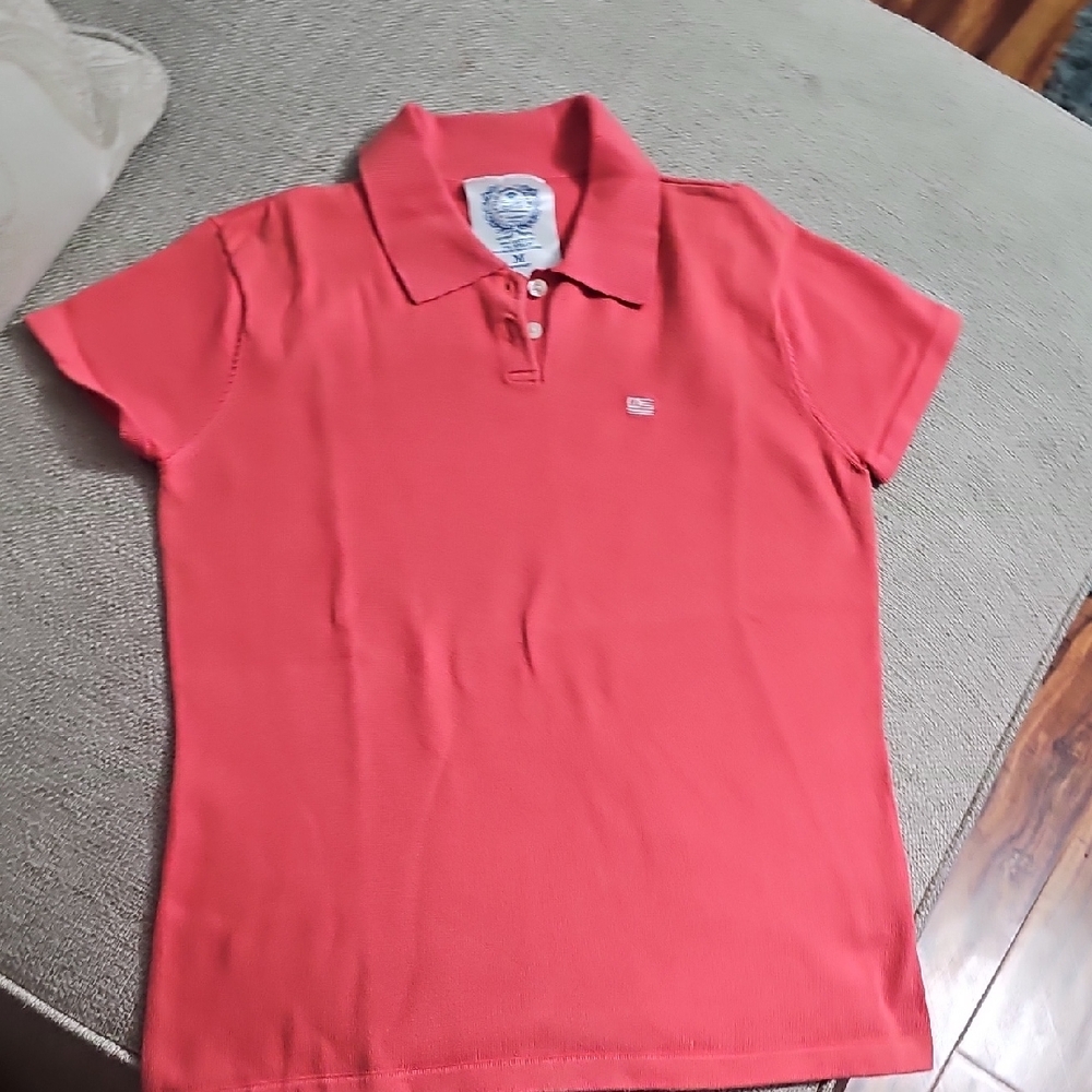 Ralph Lauren Polo Jeans Tee Shirt Y2k Vintage Salmon Color Med